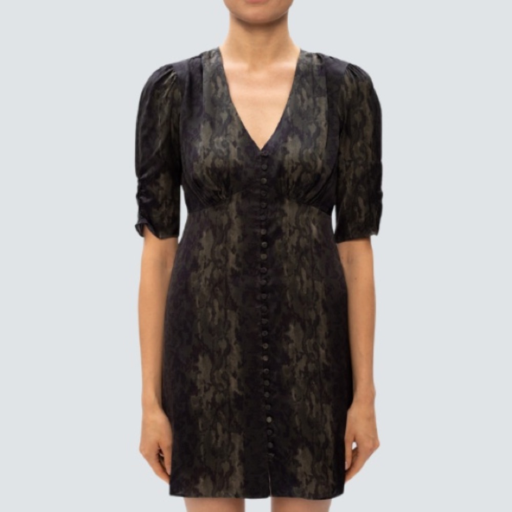 ALLSAINTS Elegant Black Lace Dress